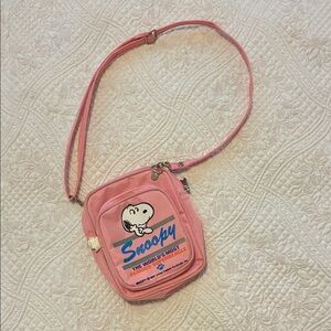 Pink Snoopy Crossbody Bag